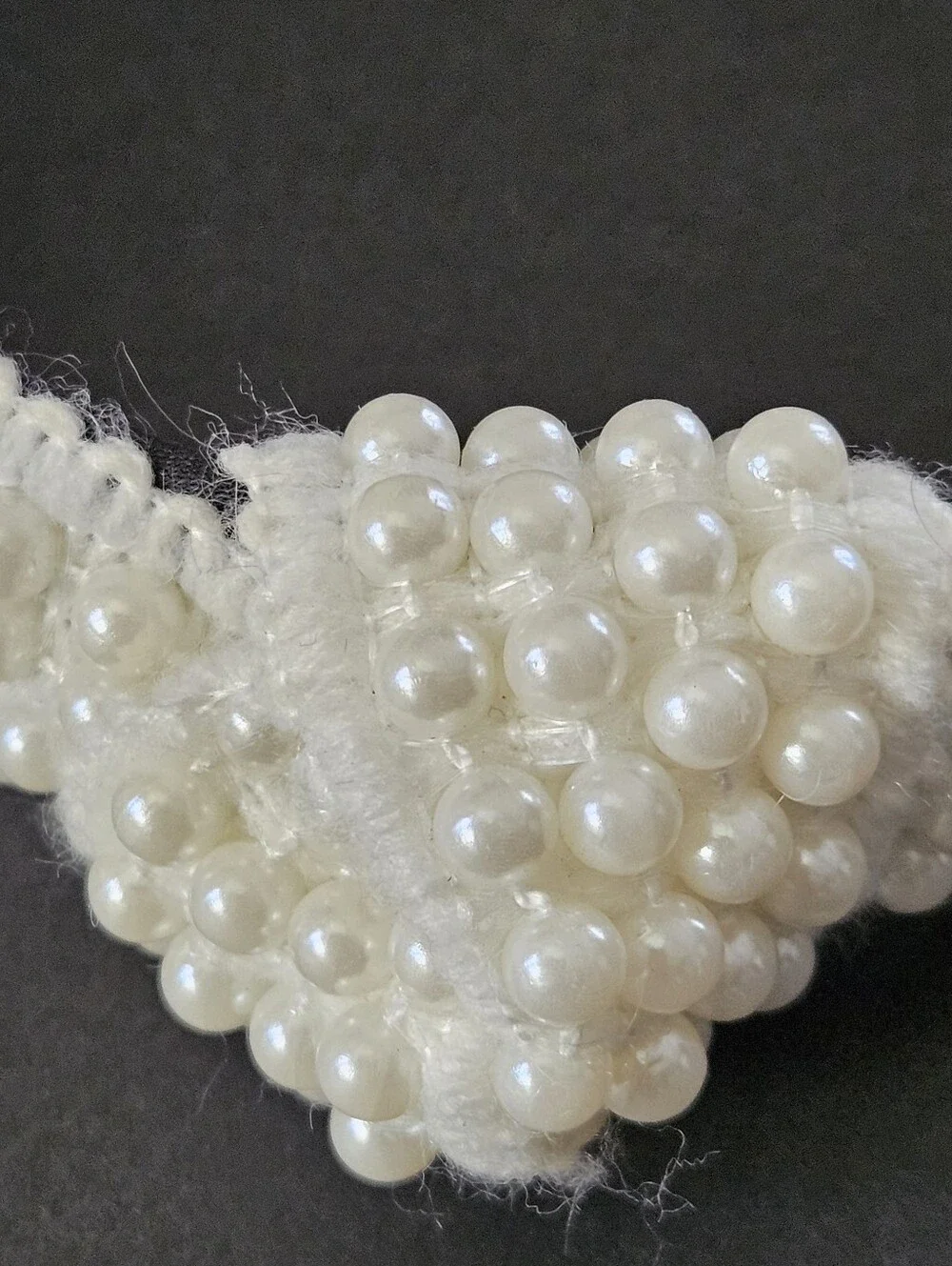 White Pearl Embellished Headband
